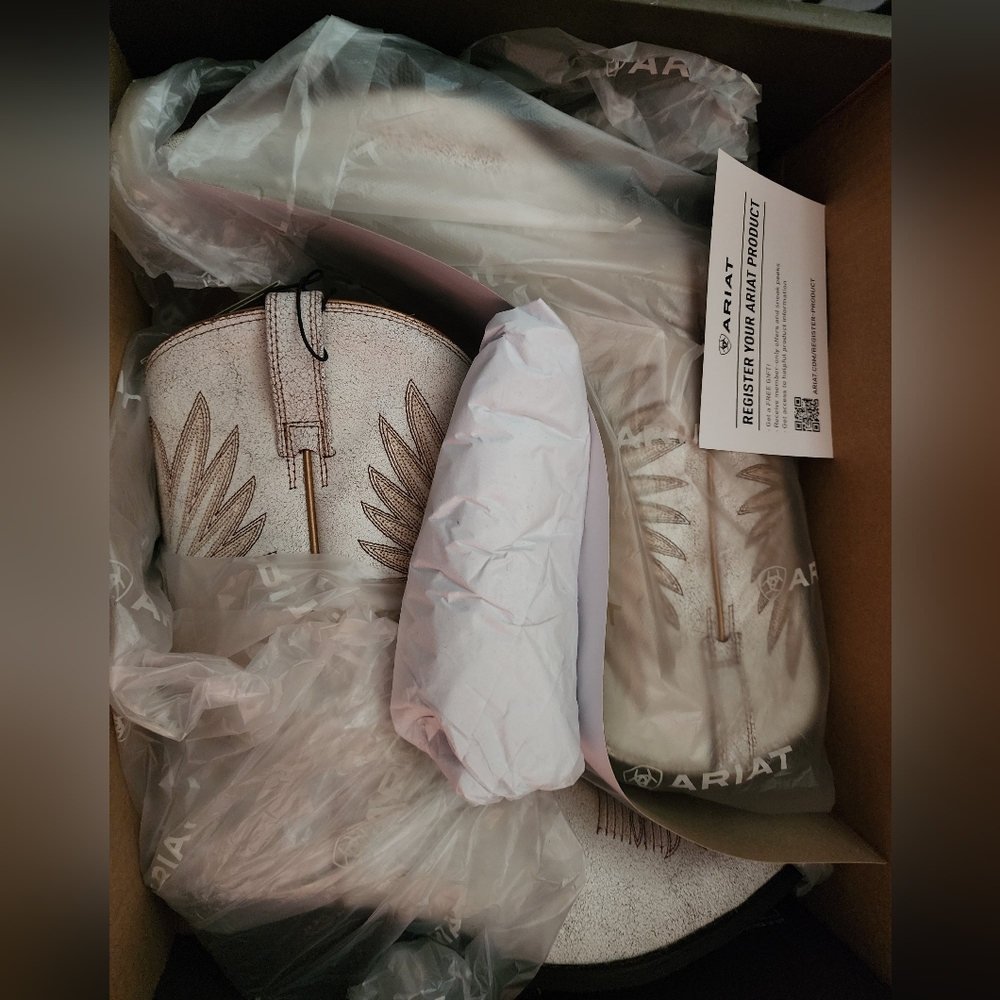 Ariat White Boots